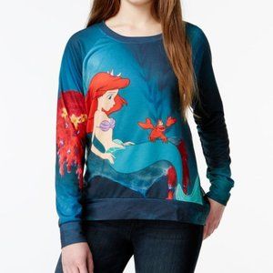 Disney Little Mermaid Graphic Hi-Lo Long Sleeve
